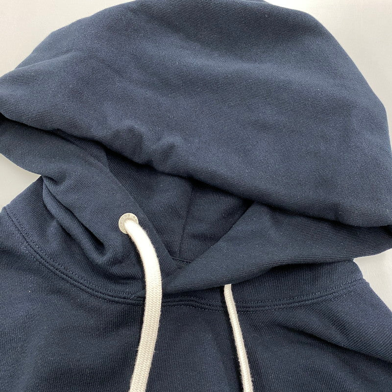 【中古品】【メンズ】 THE NORTH FACE ザ・ノースフェイス NT12333 SQUARE LOGO HOODIE スクエア ロゴ フーディー トップス 長袖 144-260624-cs-14-izu サイズ：L カラー：ネイビー 万代Net店