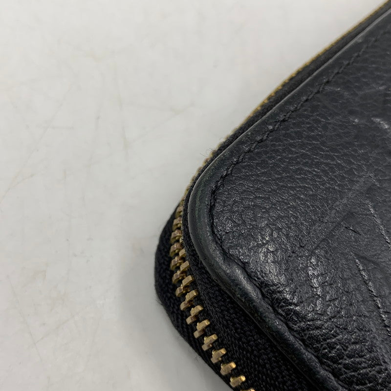 【中古品】【メンズ/レディース】 LOUIS VUITTON ルイ・ヴィトン M61864 SP3158 モノグラム アンプラント ジッピー ウォレット 179-260614-kh-09-izu カラー：ブラック 万代Net店