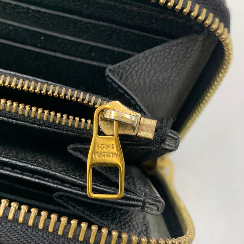 【中古品】【メンズ/レディース】 LOUIS VUITTON ルイ・ヴィトン M61864 SP3158 モノグラム アンプラント ジッピー ウォレット 179-260614-kh-09-izu カラー：ブラック 万代Net店