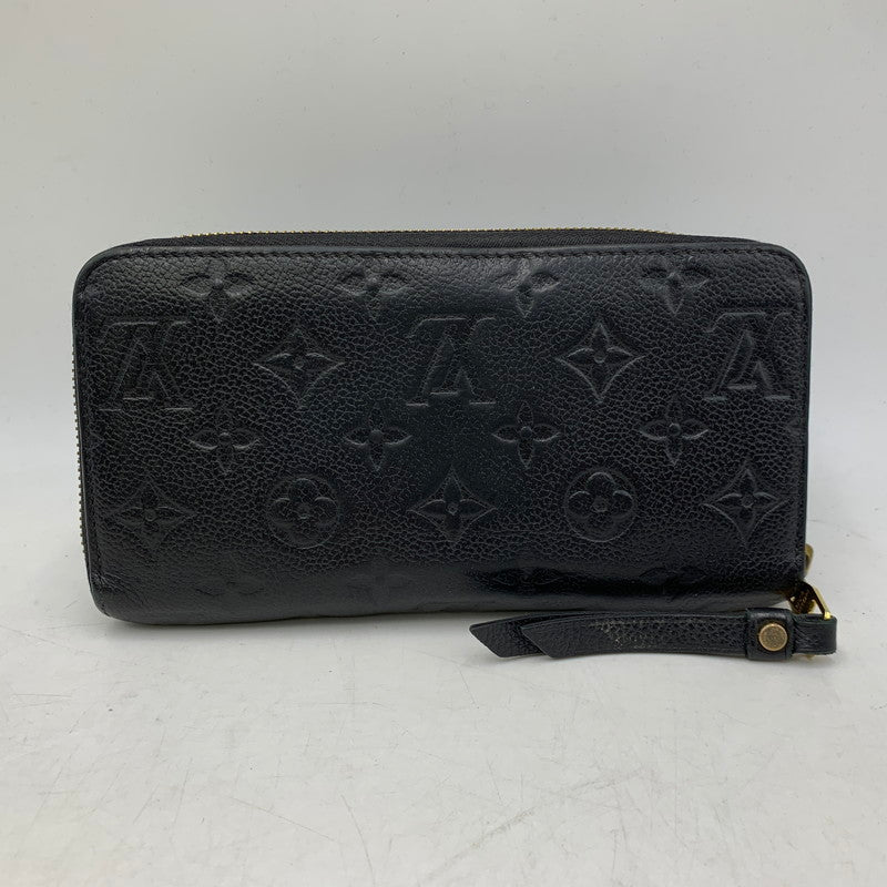 【中古品】【メンズ/レディース】 LOUIS VUITTON ルイ・ヴィトン M61864 SP3158 モノグラム アンプラント ジッピー ウォレット 179-260614-kh-09-izu カラー：ブラック 万代Net店