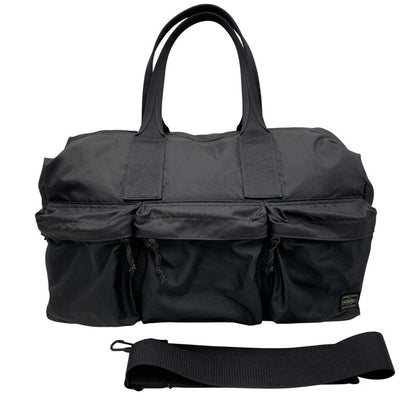 【中古品】【メンズ/レディース】 PORTER ポーター FORCE 2WAY DUFFLE BAG 855-05900 フォース ダッフルバッグ 188-260614-as-19-izu カラー：ブラック 万代Net店