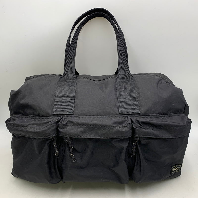 【中古品】【メンズ/レディース】 PORTER ポーター FORCE 2WAY DUFFLE BAG 855-05900 フォース ダッフルバッグ 188-260614-as-19-izu カラー：ブラック 万代Net店
