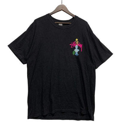 【中古品】【メンズ】 STUSSY ステューシー メキシコ製 PSYCHEDELIC TEE サイケデリック Tシャツ トップス 半袖 142-260625-ya-09-izu サイズ：L カラー：ブラック 万代Net店