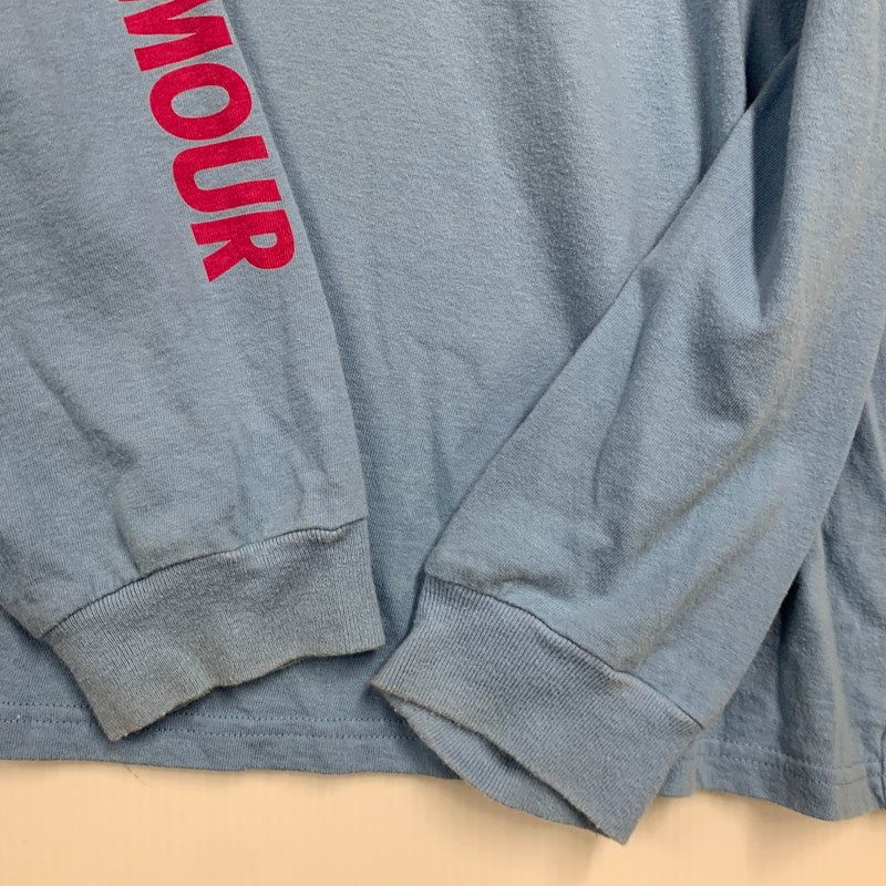 【中古品】【メンズ】 HYSTERIC GLAMOUR ヒステリックグラマー × WIND AND SEA ウィンダンシー 02203CL14 20AW GRAPHIC L S TEE グラフィック ロングスリーブ Tシャツ トップス 長袖 140-260612-ya-04-izu サイズ：L カラー：ライトブルー 万代Net店