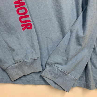 【中古品】【メンズ】 HYSTERIC GLAMOUR ヒステリックグラマー × WIND AND SEA ウィンダンシー 02203CL14 20AW GRAPHIC L S TEE グラフィック ロングスリーブ Tシャツ トップス 長袖 140-260612-ya-04-izu サイズ：L カラー：ライトブルー 万代Net店