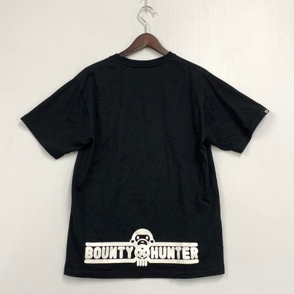 【中古品】【メンズ】 A BATHING APE アベイシングエイプ × BOUNTY HUNTER バウンティ ハンター BABY MILO ベイビーマイロ S S TEE ショートスリーブ Tシャツ トップス 半袖 142-260612-ya-05-izu サイズ：L カラー：ブラック 万代Net店