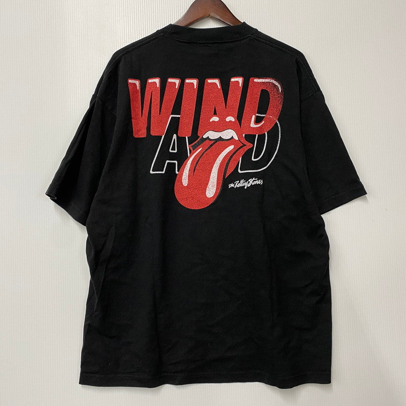 【中古品】【メンズ】 WIND AND SEA × THE ROLLING STONES ウィンダンシ―×ザ ローリングストーンズ 25SS WDS SS TEE ショートスリーブ ティー トップス 半袖 142-260613-cs-02-izu サイズ：L カラー：ブラック 万代Net店
