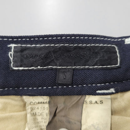 【中古品】【メンズ】 COMME des GARCONS SHIRT コムデギャルソンシャツ POLYESTER WORK PANTS S24155 ポリエステル ワークパンツ 151-260617-as-07-izu サイズ：S カラー：ネイビー 万代Net店