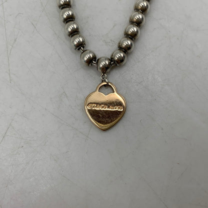 【中古品】【レディース】 TIFFANY&Co. ティファニー 750 AG925 RETURN TO HEART BRACELET リターン トゥ ハート ブレスレット アクセサリー 182-260614-as-20-izu カラー：シルバー×ゴールド系 万代Net店