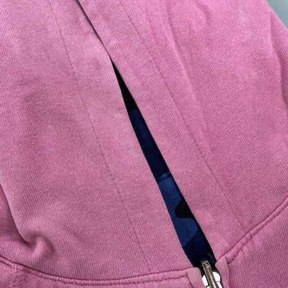 【中古品】【メンズ】 BAPE BY A BATHING APE ベイプ バイ アベイシングエイプ MILO BAPE REVERSIBLE ZIP HOODIE マイロ ベイプ リバーシブル ジップ フーディー トップス 長袖 142-260613-cs-03-izu サイズ：不明 カラー：ネイビー系/ピンク 万代Net店
