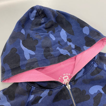 【中古品】【メンズ】 BAPE BY A BATHING APE ベイプ バイ アベイシングエイプ MILO BAPE REVERSIBLE ZIP HOODIE マイロ ベイプ リバーシブル ジップ フーディー トップス 長袖 142-260613-cs-03-izu サイズ：不明 カラー：ネイビー系/ピンク 万代Net店