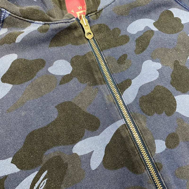 【中古品】【メンズ】 BAPE BY A BATHING APE ベイプ バイ アベイシングエイプ MILO BAPE REVERSIBLE ZIP HOODIE マイロ ベイプ リバーシブル ジップ フーディー トップス 長袖 142-260613-cs-03-izu サイズ：不明 カラー：ネイビー系/ピンク 万代Net店