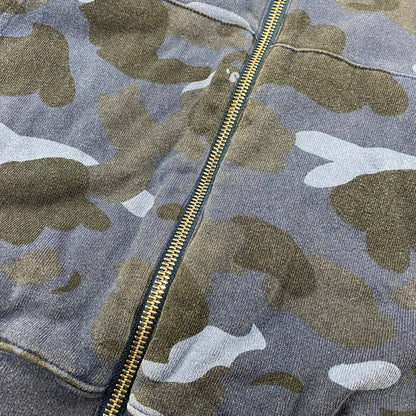 【中古品】【メンズ】 BAPE BY A BATHING APE ベイプ バイ アベイシングエイプ MILO BAPE REVERSIBLE ZIP HOODIE マイロ ベイプ リバーシブル ジップ フーディー トップス 長袖 142-260613-cs-03-izu サイズ：不明 カラー：ネイビー系/ピンク 万代Net店