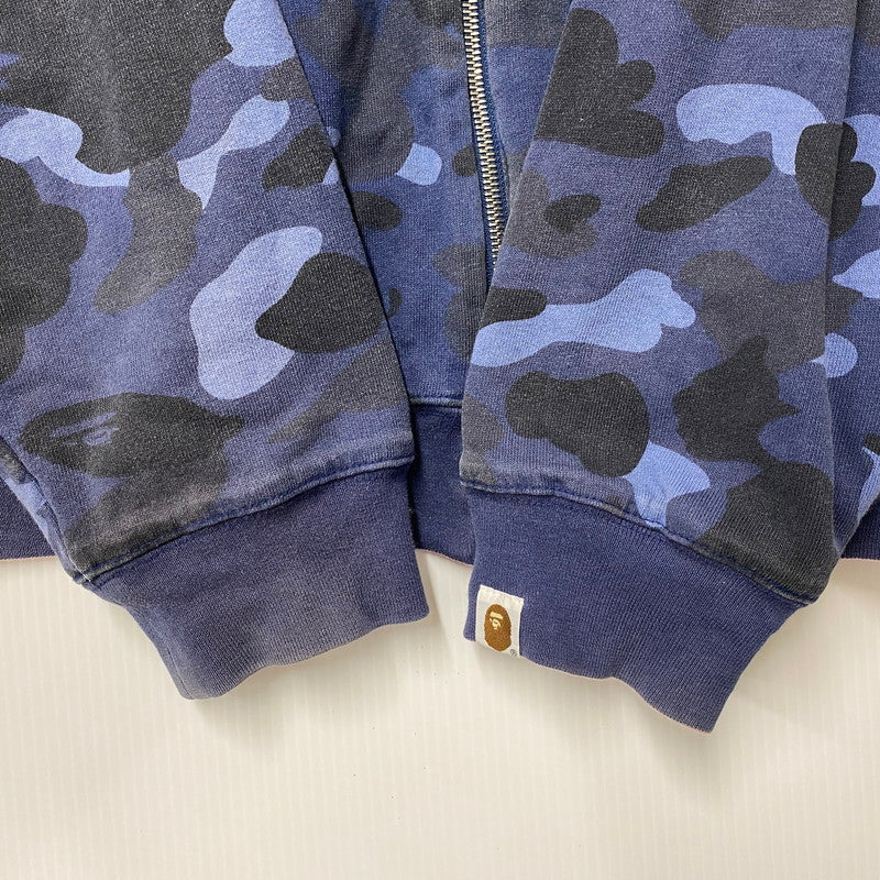 【中古品】【メンズ】 BAPE BY A BATHING APE ベイプ バイ アベイシングエイプ MILO BAPE REVERSIBLE ZIP HOODIE マイロ ベイプ リバーシブル ジップ フーディー トップス 長袖 142-260613-cs-03-izu サイズ：不明 カラー：ネイビー系/ピンク 万代Net店