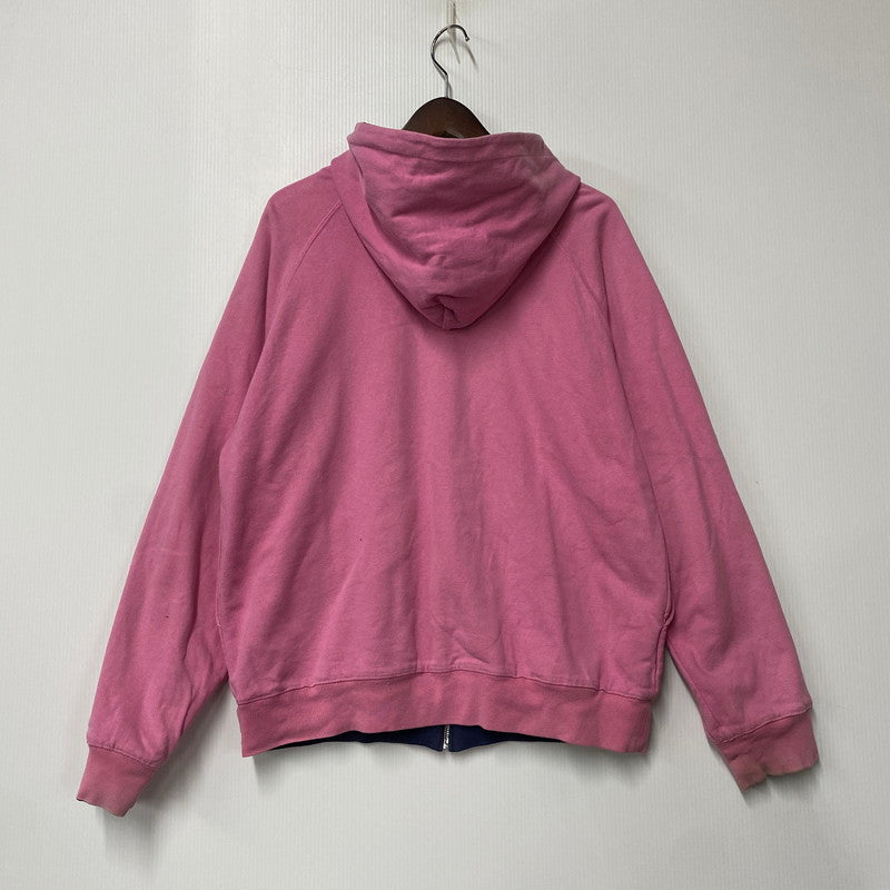 【中古品】【メンズ】 BAPE BY A BATHING APE ベイプ バイ アベイシングエイプ MILO BAPE REVERSIBLE ZIP HOODIE マイロ ベイプ リバーシブル ジップ フーディー トップス 長袖 142-260613-cs-03-izu サイズ：不明 カラー：ネイビー系/ピンク 万代Net店