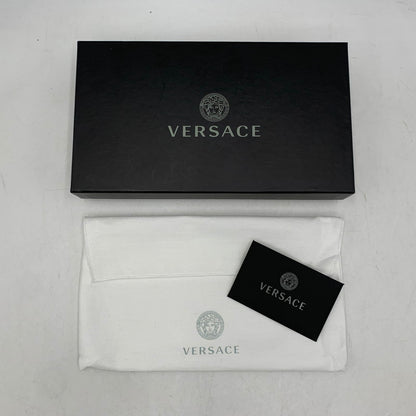 【中古品】【メンズ/レディース】 VERSACE ヴェルサーチ VIRTUS ROUND ZIP WALLET ヴィルトゥス ラウンドジップ ウォレット 長財布 181-260614-as-18-izu カラー：ベージュ 万代Net店