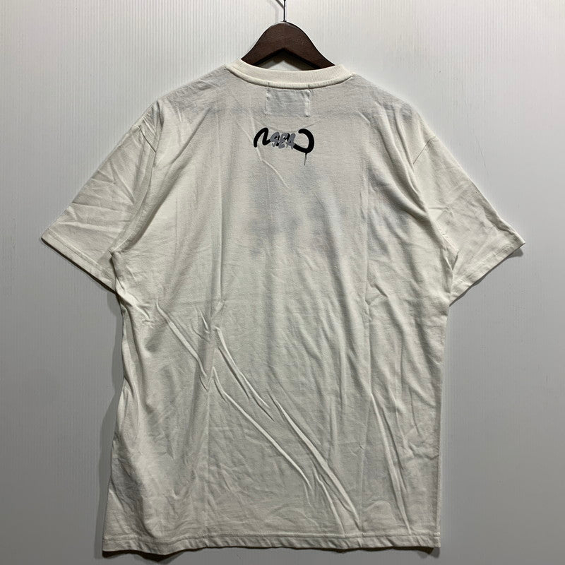 【中古品】【メンズ】 WIND AND SEA ウィンダンシー × MARTIN WHATSON マーティン ワトソン RECYCLED FISHING NET NYLON TURTLE リサイクルド・フィッシングネット ナイロン タートル S S TEE ショートスリーブ Tシャツ トップス 半袖 142-260625-ya-10-izu サイズ：L カラー：ホワイト 万代Net店