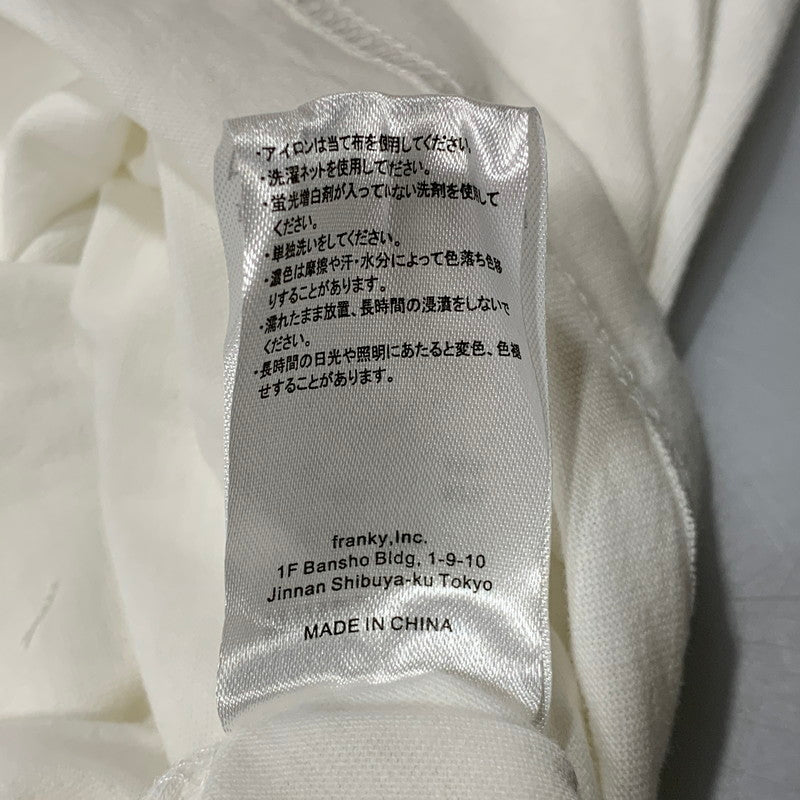 【中古品】【メンズ】 WIND AND SEA ウィンダンシー × MARTIN WHATSON マーティン ワトソン RECYCLED FISHING NET NYLON TURTLE リサイクルド・フィッシングネット ナイロン タートル S S TEE ショートスリーブ Tシャツ トップス 半袖 142-260625-ya-10-izu サイズ：L カラー：ホワイト 万代Net店