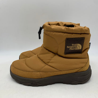 【中古品】【メンズ/レディース】 THE NORTH FACE ザ・ノースフェイス NF52076 NUPTSE BOOTIE WP LOGO SHORT ヌプシ ブーティ ウォータープルーフ ロゴ ショート ブーツ シューズ靴 164-260625-ya-19-izu サイズ：26cm カラー：ブラウン 万代Net店