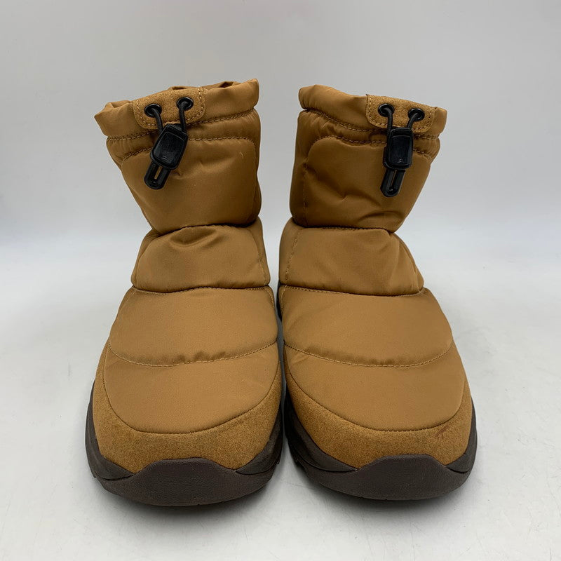 【中古品】【メンズ/レディース】 THE NORTH FACE ザ・ノースフェイス NF52076 NUPTSE BOOTIE WP LOGO SHORT ヌプシ ブーティ ウォータープルーフ ロゴ ショート ブーツ シューズ靴 164-260625-ya-19-izu サイズ：26cm カラー：ブラウン 万代Net店