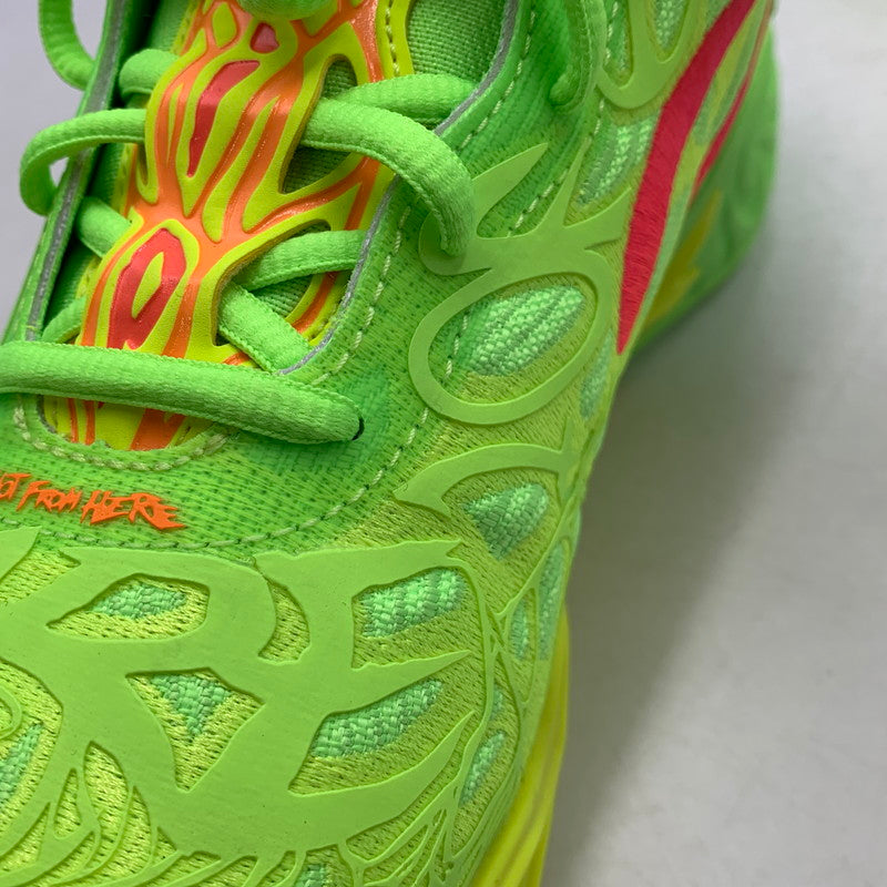 【中古美品】【メンズ】 PUMA プーマ 311421-01 MB04 GEM スニーカー 靴 162-260614-kh-02-izu サイズ：27.5 カラー：ネオングリーン系 万代Net店