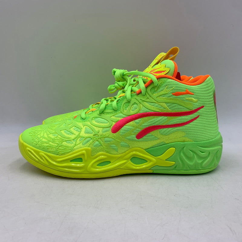 【中古美品】【メンズ】 PUMA プーマ 311421-01 MB04 GEM スニーカー 靴 162-260614-kh-02-izu サイズ：27.5 カラー：ネオングリーン系 万代Net店