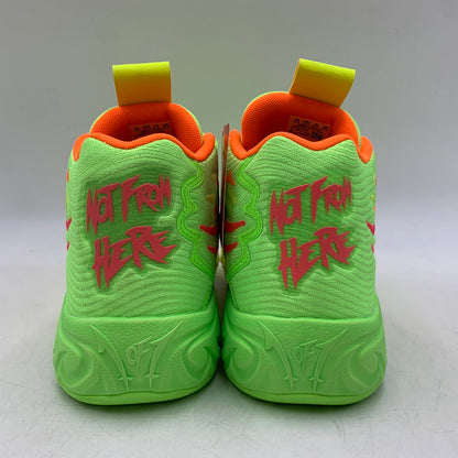 【中古美品】【メンズ】 PUMA プーマ 311421-01 MB04 GEM スニーカー 靴 162-260614-kh-02-izu サイズ：27.5 カラー：ネオングリーン系 万代Net店