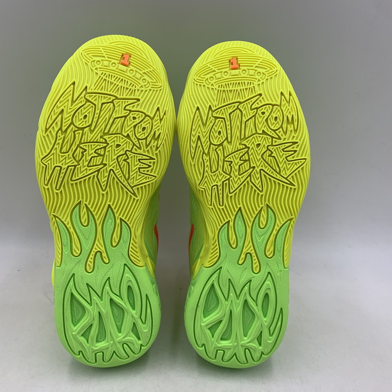 【中古美品】【メンズ】 PUMA プーマ 311421-01 MB04 GEM スニーカー 靴 162-260614-kh-02-izu サイズ：27.5 カラー：ネオングリーン系 万代Net店