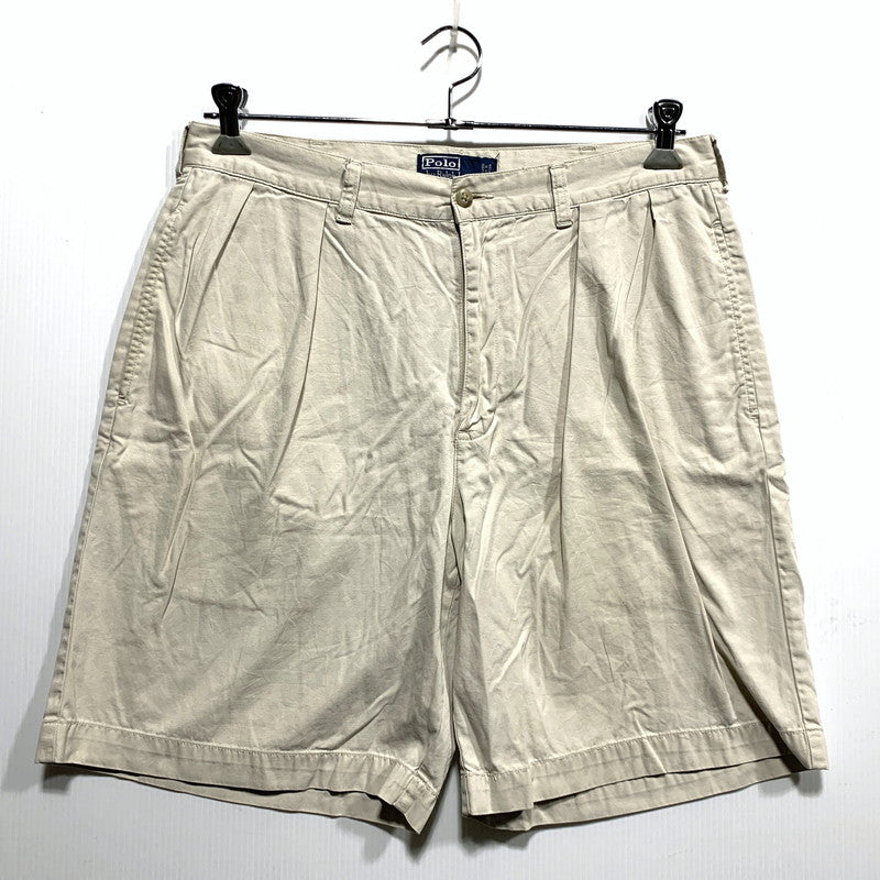 【中古品】【メンズ】 POLO BY RALPH LAUREN ポロバイラルフローレン TYLER SHORTS タイラー ショーツ パンツ ボトムス ズボン 157-260627-cs-09-izu サイズ：34 カラー：ベージュ 万代Net店