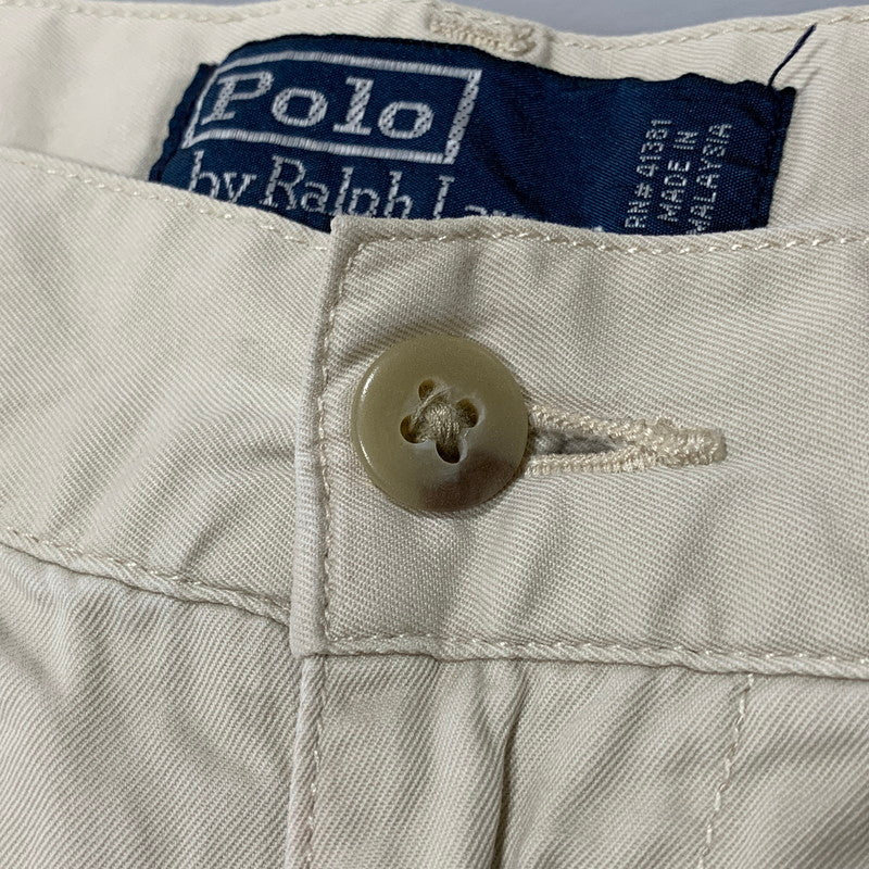 【中古品】【メンズ】 POLO BY RALPH LAUREN ポロバイラルフローレン TYLER SHORTS タイラー ショーツ パンツ ボトムス ズボン 157-260627-cs-09-izu サイズ：34 カラー：ベージュ 万代Net店