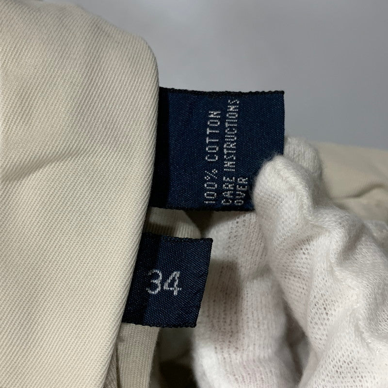 【中古品】【メンズ】 POLO BY RALPH LAUREN ポロバイラルフローレン TYLER SHORTS タイラー ショーツ パンツ ボトムス ズボン 157-260627-cs-09-izu サイズ：34 カラー：ベージュ 万代Net店