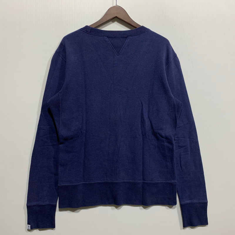 【中古品】【メンズ】 LOOPWHEELER ループウィラー BEAMS+別注 ビームスプラス 両V SWEAT SHIRT スウェット シャツ トップス 長袖 147-260627-cs-08-izu サイズ：L カラー：ネイビー 万代Net店