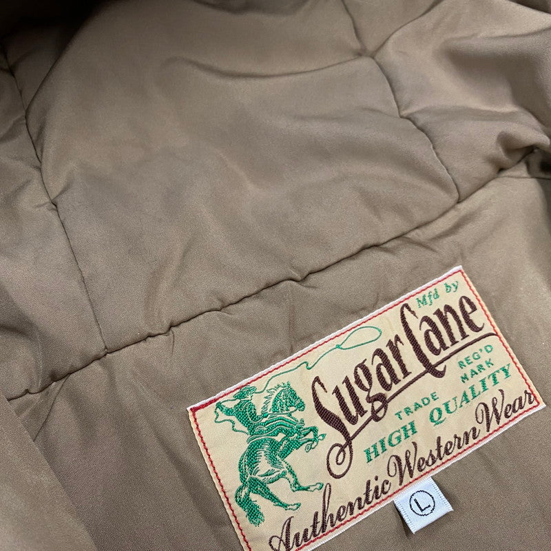 【中古品】【メンズ】 SUGAR CANE シュガーケーン SC13362 NYLON COTTON PADDING MOUNTAIN PARKA ナイロン コットン パディング マウンテン パーカー アウター 145-260615-cs-02-izu サイズ：L カラー：レッド 万代Net店