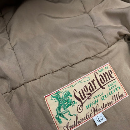 【中古品】【メンズ】 SUGAR CANE シュガーケーン SC13362 NYLON COTTON PADDING MOUNTAIN PARKA ナイロン コットン パディング マウンテン パーカー アウター 145-260615-cs-02-izu サイズ：L カラー：レッド 万代Net店