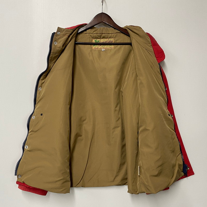 【中古品】【メンズ】 SUGAR CANE シュガーケーン SC13362 NYLON COTTON PADDING MOUNTAIN PARKA ナイロン コットン パディング マウンテン パーカー アウター 145-260615-cs-02-izu サイズ：L カラー：レッド 万代Net店