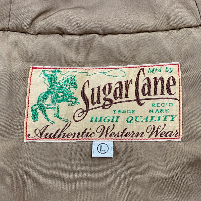 【中古品】【メンズ】 SUGAR CANE シュガーケーン SC13362 NYLON COTTON PADDING MOUNTAIN PARKA ナイロン コットン パディング マウンテン パーカー アウター 145-260615-cs-02-izu サイズ：L カラー：レッド 万代Net店