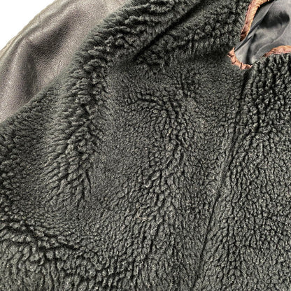 【中古品】【メンズ】 SCHOTT ショット 641 USA製 BOA LINER STANDCOLLAR SINGLE RIDERS JACKET ボア ライナー スタンドカラー シングル ライダース ジャケット アウター 145-260615-cs-01-izu サイズ：40 カラー：ブラック 万代Net店