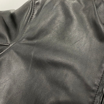 【中古品】【メンズ】 SCHOTT ショット 641 USA製 BOA LINER STANDCOLLAR SINGLE RIDERS JACKET ボア ライナー スタンドカラー シングル ライダース ジャケット アウター 145-260615-cs-01-izu サイズ：40 カラー：ブラック 万代Net店