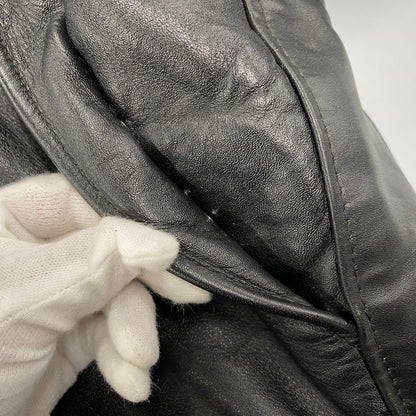 【中古品】【メンズ】 SCHOTT ショット 641 USA製 BOA LINER STANDCOLLAR SINGLE RIDERS JACKET ボア ライナー スタンドカラー シングル ライダース ジャケット アウター 145-260615-cs-01-izu サイズ：40 カラー：ブラック 万代Net店