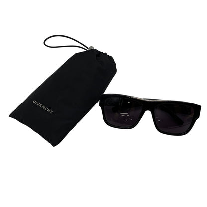 【中古品】【メンズ/レディース】 GIVENCHY ジバンシィ GV40006 SQUARE SUNGLASSES スクエア サングラス 182-260614-kh-08-izu サイズ：58□16-135 カラー：ブラック 万代Net店