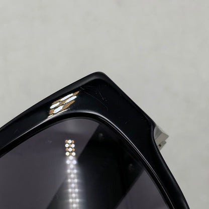 【中古品】【メンズ/レディース】 GIVENCHY ジバンシィ GV40006 SQUARE SUNGLASSES スクエア サングラス 182-260614-kh-08-izu サイズ：58□16-135 カラー：ブラック 万代Net店