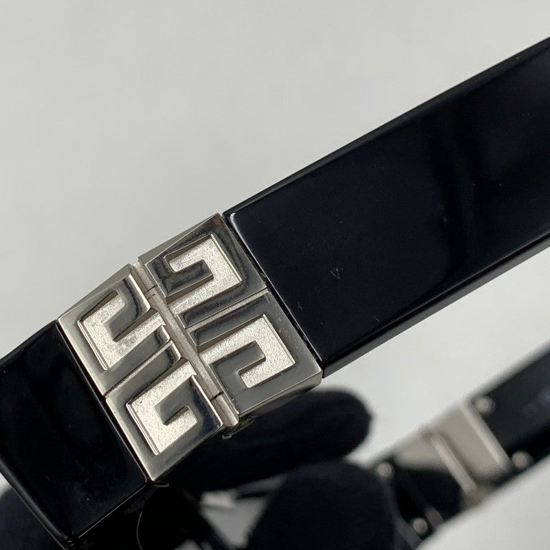 【中古品】【メンズ/レディース】 GIVENCHY ジバンシィ GV40006 SQUARE SUNGLASSES スクエア サングラス 182-260614-kh-08-izu サイズ：58□16-135 カラー：ブラック 万代Net店