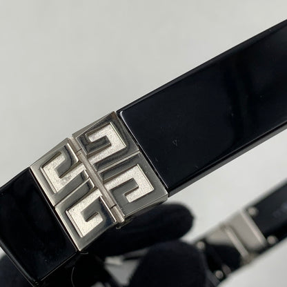 【中古品】【メンズ/レディース】 GIVENCHY ジバンシィ GV40006 SQUARE SUNGLASSES スクエア サングラス 182-260614-kh-08-izu サイズ：58□16-135 カラー：ブラック 万代Net店