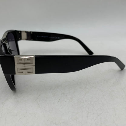 【中古品】【メンズ/レディース】 GIVENCHY ジバンシィ GV40006 SQUARE SUNGLASSES スクエア サングラス 182-260614-kh-08-izu サイズ：58□16-135 カラー：ブラック 万代Net店