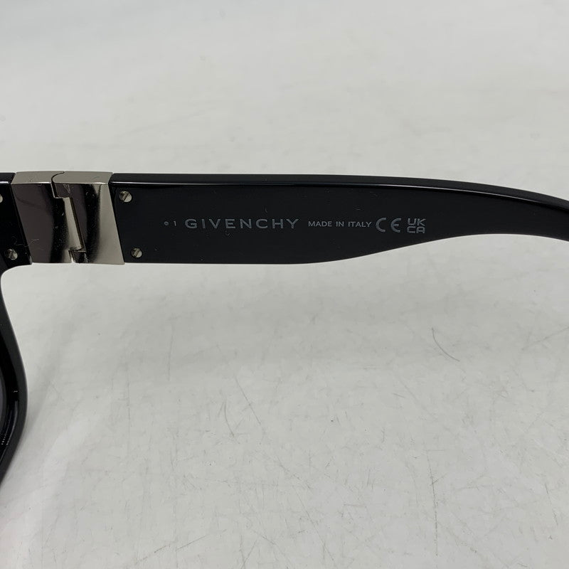【中古品】【メンズ/レディース】 GIVENCHY ジバンシィ GV40006 SQUARE SUNGLASSES スクエア サングラス 182-260614-kh-08-izu サイズ：58□16-135 カラー：ブラック 万代Net店