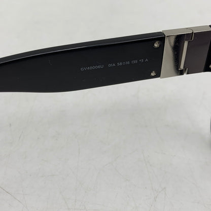 【中古品】【メンズ/レディース】 GIVENCHY ジバンシィ GV40006 SQUARE SUNGLASSES スクエア サングラス 182-260614-kh-08-izu サイズ：58□16-135 カラー：ブラック 万代Net店