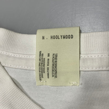 【中古品】【メンズ】 N.HOOLYWOOD エヌハリウッド 9251-CS83 TEST PRODUCT EXCHANGE SERVICE テスト プロダクト エクスチェンジ サービス Tシャツ トップス 半袖 140-260627-cs-05-izu サイズ：40 カラー：ホワイト 万代Net店