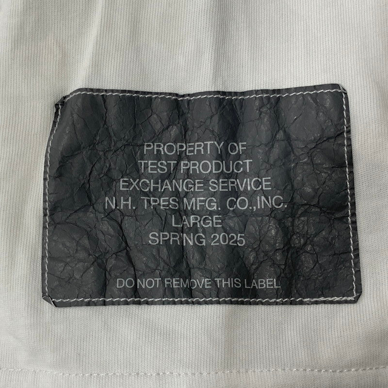 【中古品】【メンズ】 N.HOOLYWOOD エヌハリウッド 9251-CS83 TEST PRODUCT EXCHANGE SERVICE テスト プロダクト エクスチェンジ サービス Tシャツ トップス 半袖 140-260627-cs-05-izu サイズ：40 カラー：ホワイト 万代Net店