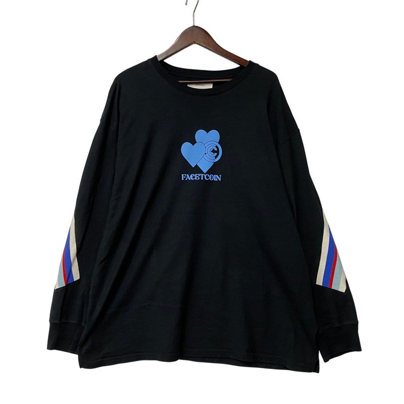 【中古品】【メンズ】 FACETASM×CPD ファセッタズム×シーピーディー CPD-TEE-U01 24AW LOVE RIB LONG TEE ラブ リブ ロング ティー トップス 長袖 140-260615-cs-06-izu サイズ：5 カラー：ブラック 万代Net店