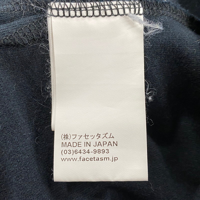 【中古品】【メンズ】 FACETASM×CPD ファセッタズム×シーピーディー CPD-TEE-U01 24AW LOVE RIB LONG TEE ラブ リブ ロング ティー トップス 長袖 140-260615-cs-06-izu サイズ：5 カラー：ブラック 万代Net店